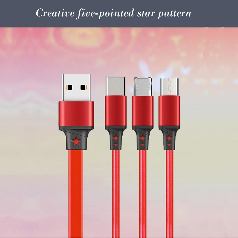 3 в 1 Micro usb type C зарядный кабель для iPhone samsung huawei Xiaomi Универсальный Выдвижной кабель данных портативный мини USB линия
