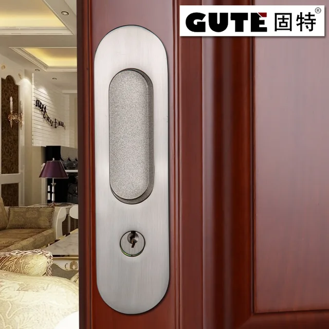 GUTE Generic 160mm Bathroom shift locks Wood sliding door ... GUTE Generic 160mm Bathroom shift locks Wood sliding door ...