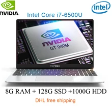 P10 ноутбук 15,6 «Intel i7-6500U четырехъядерный 2,5 ГГц-3,1 ГГц NvIDIA GeForce 940 M 2G игровой компьютер ноутбук с подсветкой клавиатуры