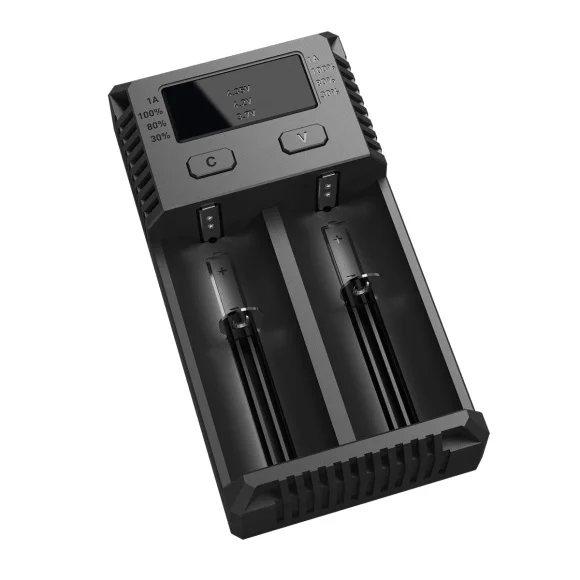 Новое универсальное зарядное устройство Nitecore Intellicharger i2 16340 CR123A 10440 AA AAA 14500 18650 26650