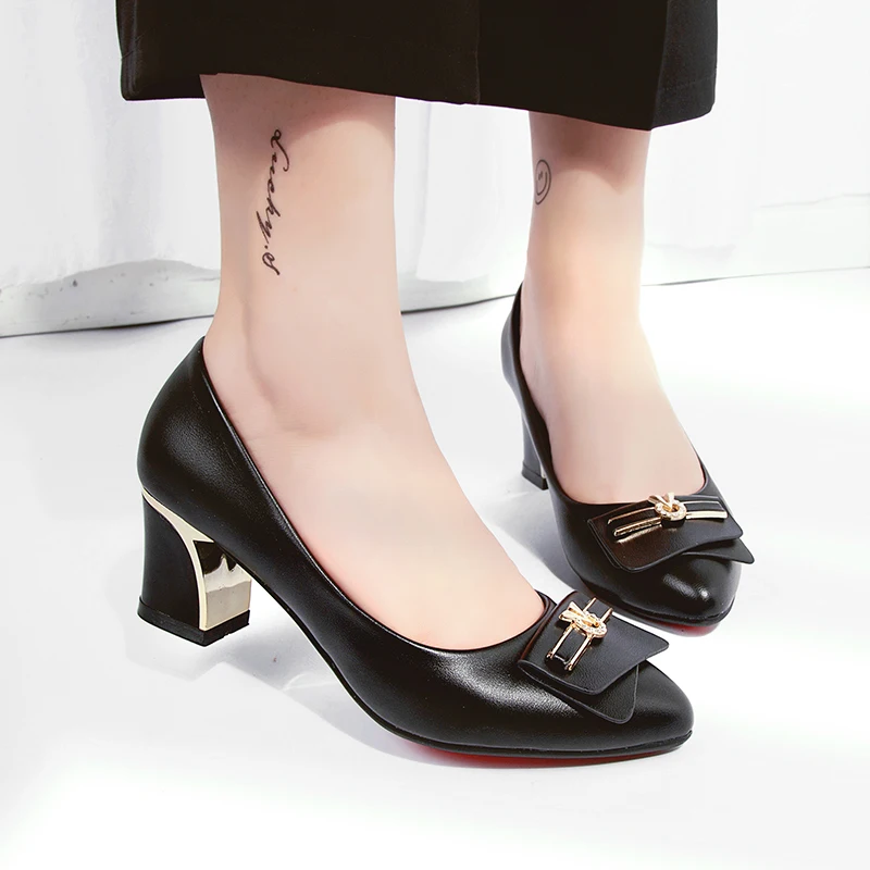 

2018 New High Heel Shoes Single Women Shoes Fashion Autumn Spring Sexy Party Shoes Shallow Mouth Pointed Toe High Heel Shoes