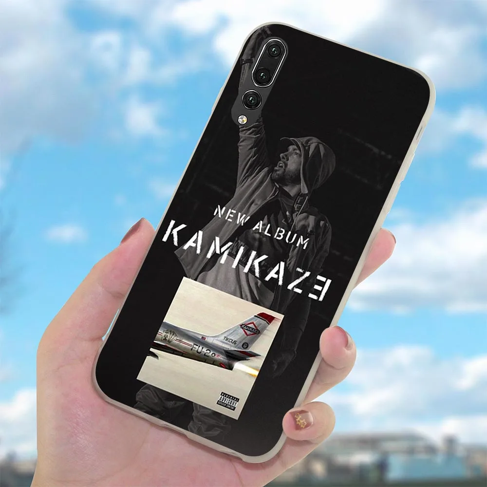 Мягкий ТПУ POP Eminem чехол для Huawei Honor 8C Чехлы Nova 3 3i 6A 8 7Cin Note 10 Y6 Y7 Prime Y9 9 Lite|Бамперы| |