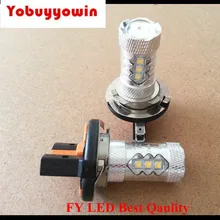 2 шт. Вайс 6000 K светодиодный H15 PWY24W 80 Вт Canbus 80 Вт Abendlicht 12 V/24 V для udi BMW Mercedes Volkswagen