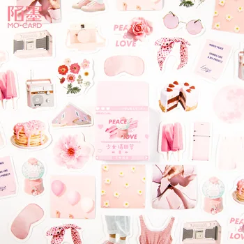 

46 Pcs/pack Peace And Love Stickers Set Decorative Sticker Decoration For Scrapbooking, Calendars, Arts,diy Crafts, Album