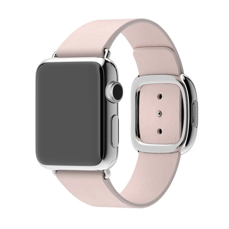 Blue-Black-Brown-Pink-Original-1-1-Modern-Buckle-Leather-band-for-Apple-Watch-band-38mm (2)