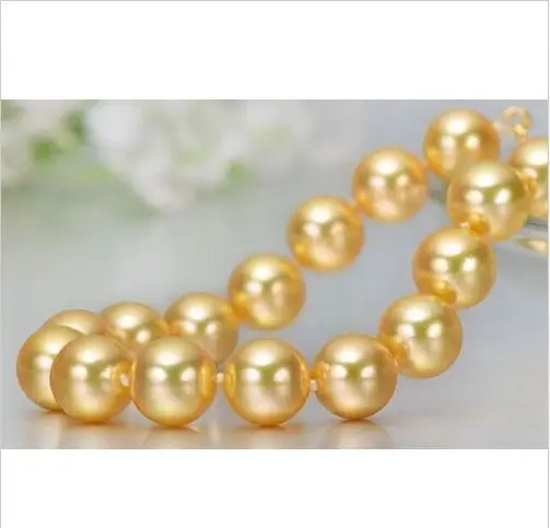 

single strands 9-10mm south sea gold pearl bracelet 7.5-8inch14KGP