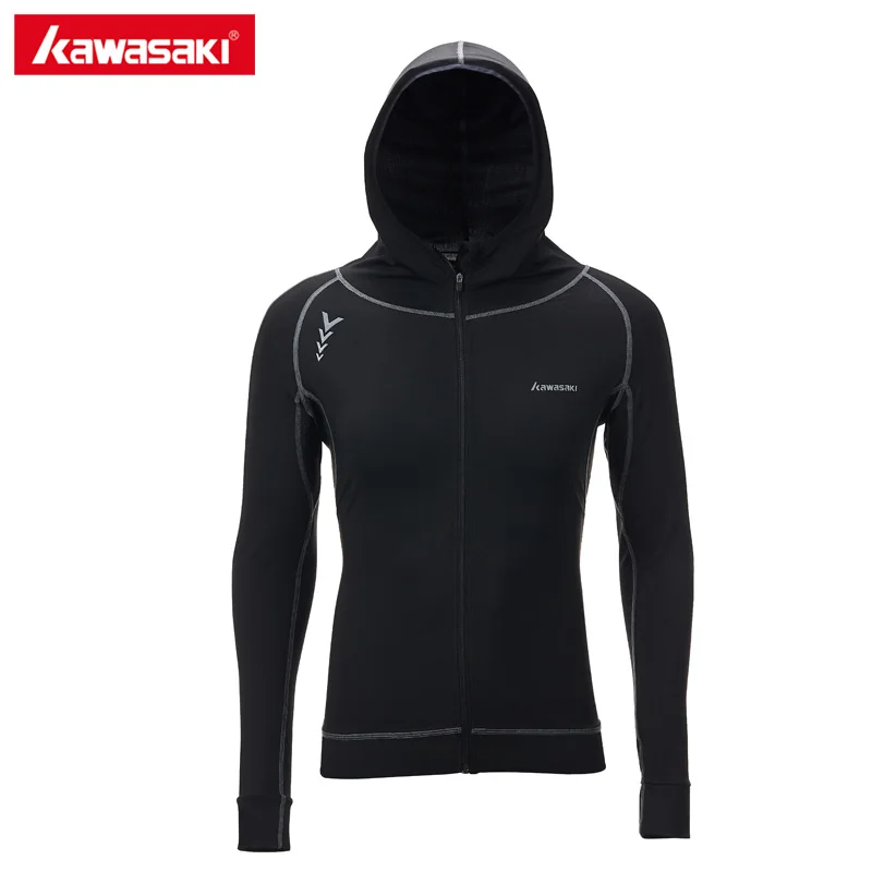 Мужские куртки для бега, спортивные фитнес, длинные рукава, с капюшоном, плотные Гольфы спортивные, баскетбольные, для тренировок и бега, куртки для бега, одежда - Цвет: RJK-T1004 Black