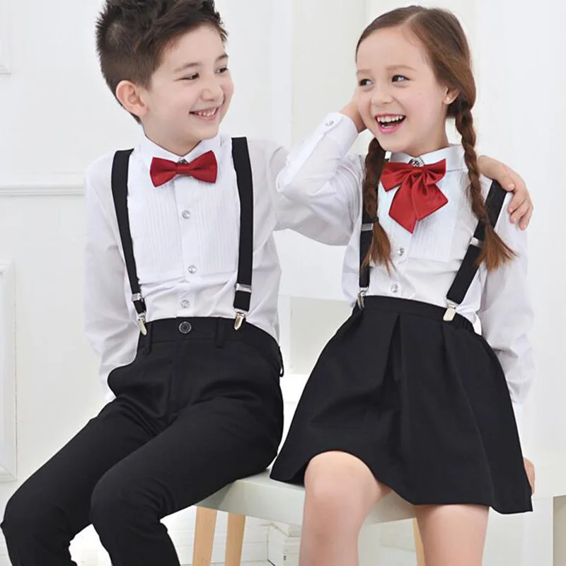 Boys White Full Sleeves Shirt Children Formal Shirts (10)