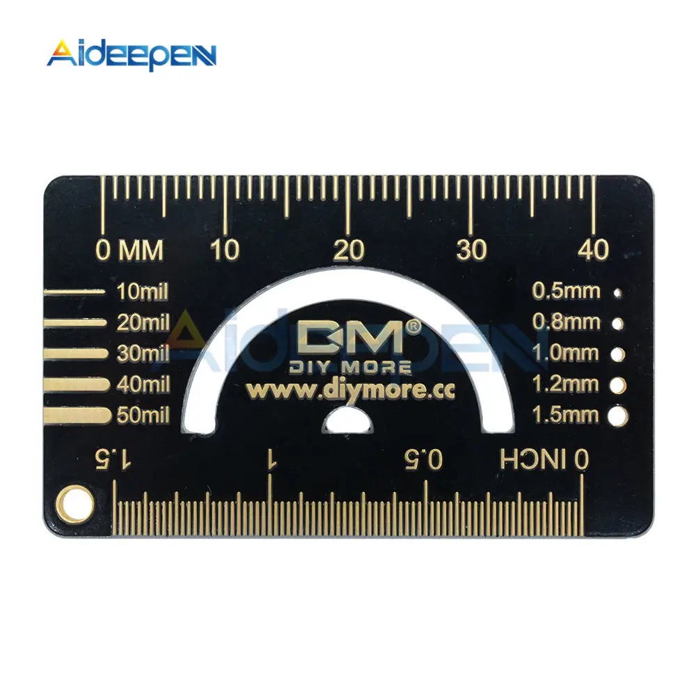 4 шт./компл. 4 каблуке 15 см, 20 см, 25 см Многофункциональный PCB линейка, измерительный инструмент резистор микросхема конденсатора IC диод поверхностного монтажа транзистор посылка