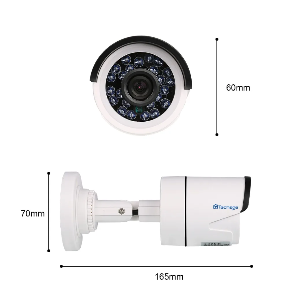 Buy New Techage 4ch Cctv System With Dvr And Ir Night Vision For Indoor And Outdoor Geekyviews