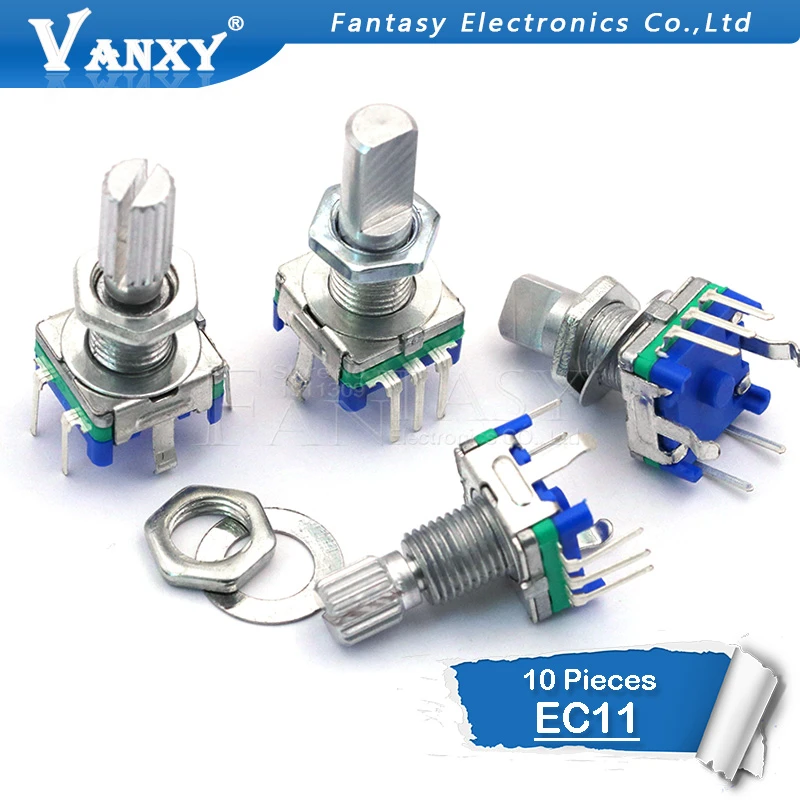 ロータリーエンコーダー 1PCS プラムハンドル EC11 20mm スイッチ付きデジタルポテンショメーター 5ピン : 15mm Color ロータリーエンコーダーコーディングスイッチ ロータリーエンコーダー 1PCS プラムハンドル EC11 20mm スイッチ付きデジタルポテンショメーター 5ピン : 15mm Color ロータリーエンコーダーコーディングスイッチ