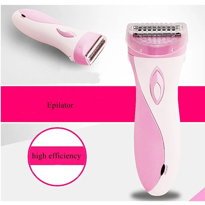 

Women's Armpit Legs Arms Bikini Line Rechargeable Lady Epilator Shaver Hair Remover Female Shaving Scraping Epilators EU Plug