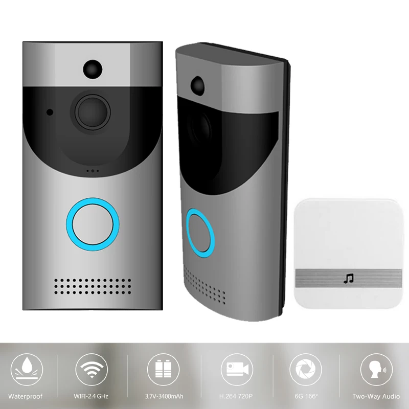 B30 Wireless WiFi Intercom Video Doorbell Camera ...