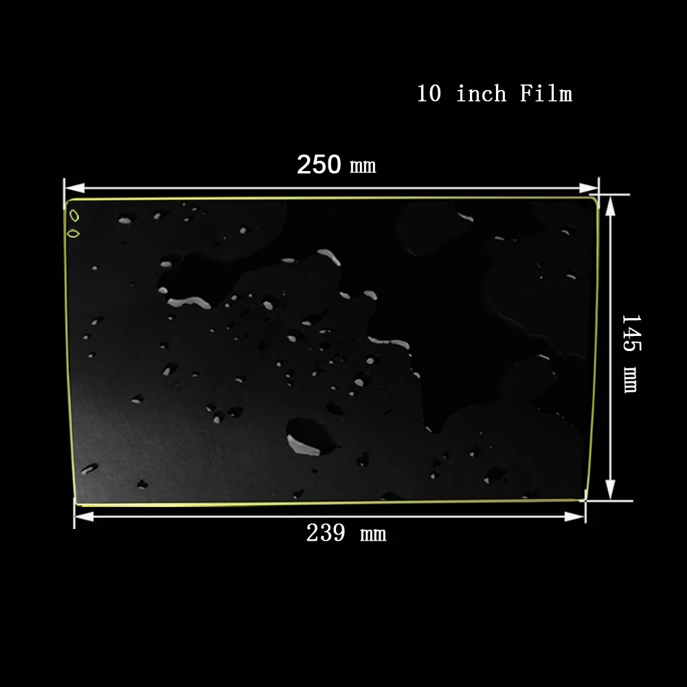 Подвесная XIAN стеклянная Защитная пленка для экрана, автомобильная наклейка s для 9, 10,1, Автомобильная магнитола для автомобиля, DVD, gps защитная пленка из закаленного стекла, наклейка - Название цвета: 10 inch with hole