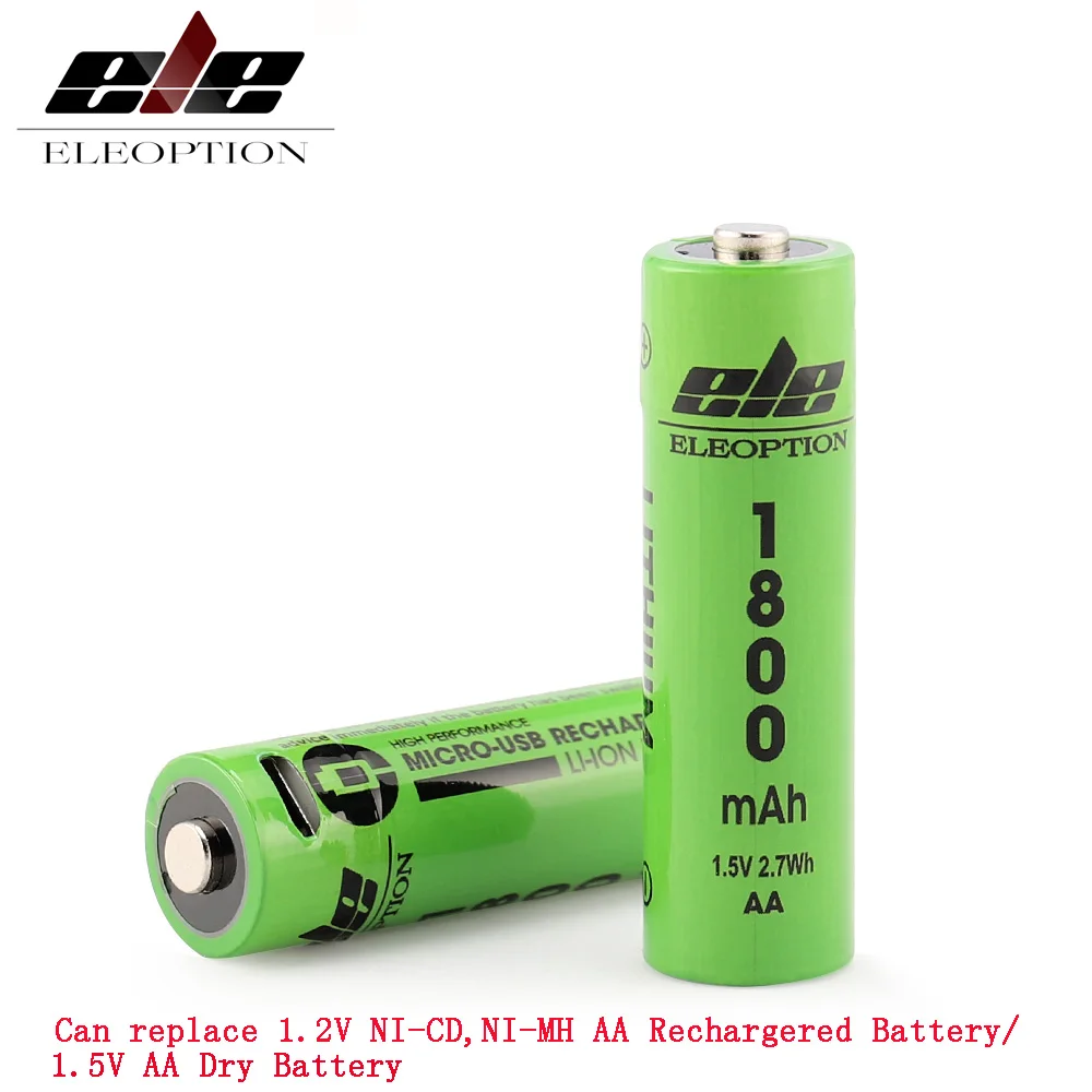 10x1 5 V 1800mah USB AA перезаряжаемая батарея для игрушек калькулятор будильник пульт