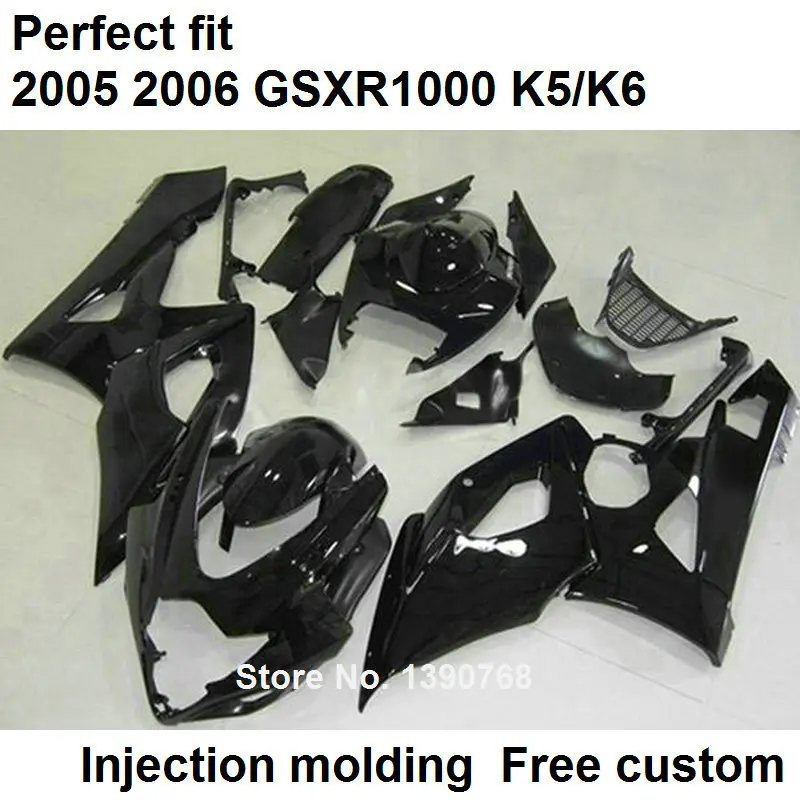 

Черный комплект обтекателей для мотоцикла Suzuki инъекция GSXR1000 2005 2006 комплект обтекателей для кузова GSXR1000 05 06 NP72