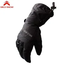 WILD SNOW Men’s Ski Gloves Snowboard Gloves Snowmobile Motorcycle Riding Winter Gloves Windproof Waterproof Unisex Snow Gloves