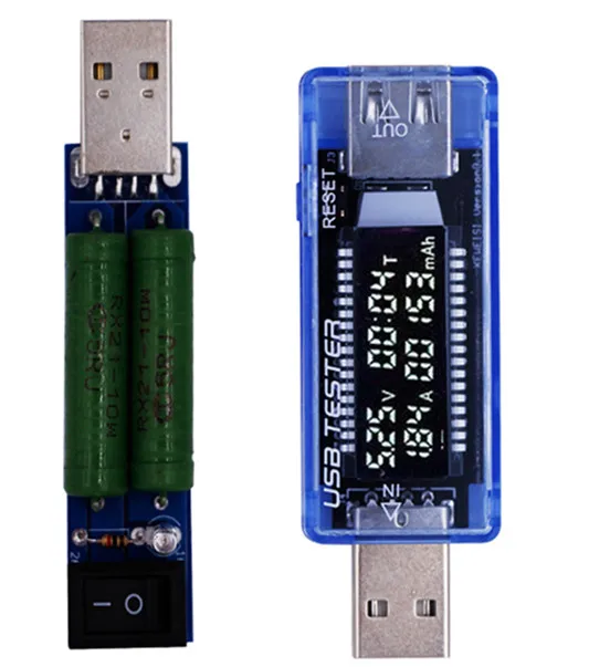 USB ток QC2.0 3,0 и Напряжение зарядное устройство Емкость тестер доктор измеритель мощности текстовый вольтметр включает сопротивление нагрузки скидка 11