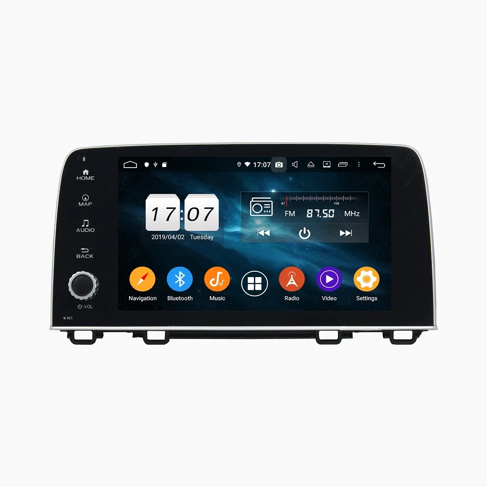 Excellent Android 9.0 Octa Core 9" Car Radio GPS Multimedia Head Unit for Honda CRV CR-V 2017 4GB RAM Bluetooth 4.2 WIFI Mirror-link USB 1