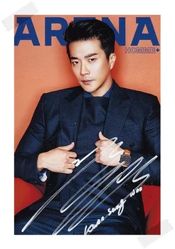 

Kwone Sang Woo Autographed with pen group photo picture 4*6inches freeshipping 02.2017