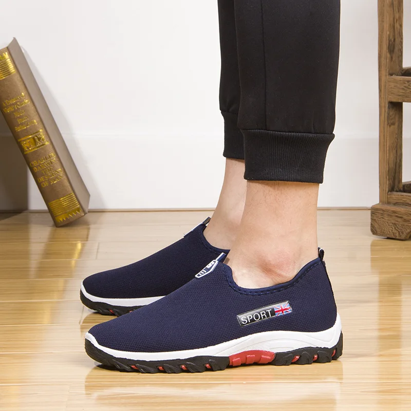 Chaussures 2019 gris De bleu Respirant Nouveau Hommes Noir Maille Décontracté ZPlwiuTkOX