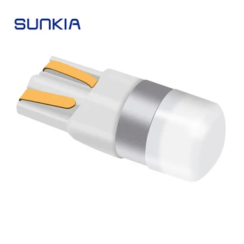 

1Pcs SUNKIA Auto T10 LED Canbus White 12V Car Styling DRL Turn Parking Width Interior Light Reading Dome Lamp W5W LED Bulbs
