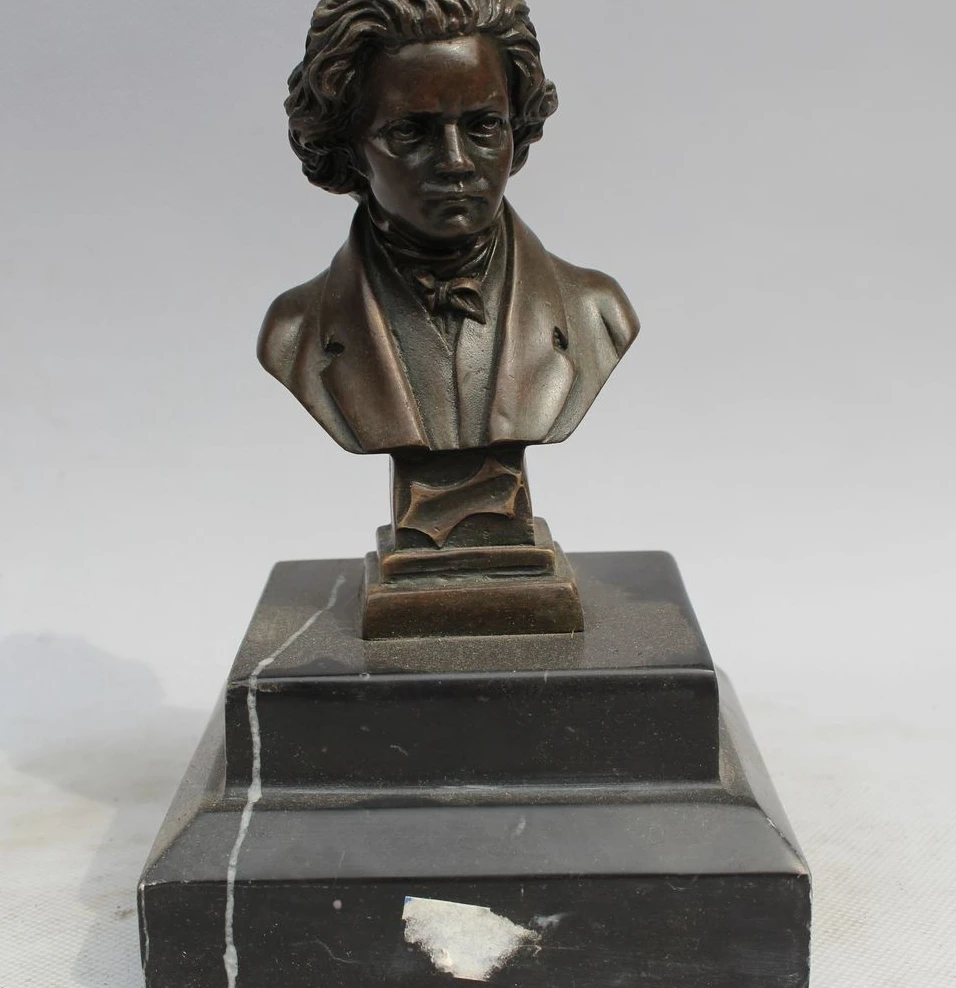 

7 "Western Art sculpture Bronze Marble Famous Musician Beethoven Statue