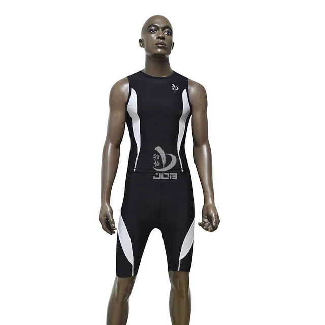Job two piece men professional athletic swimwear Ironman triathlon suit tri training cycling font b running