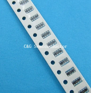 100 шт. 1 кОм 5% 0603 8P (2*4P) SMD чиповый резистор с толстой пленкой сетевой массив |