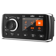 Marine Stereo, Media Center, Bluetooth Amplifier, Radio DAB+/AM/FM tuner, 50W X 4 channels for Boat, UTV, ATV, Spa, Hot Tubes