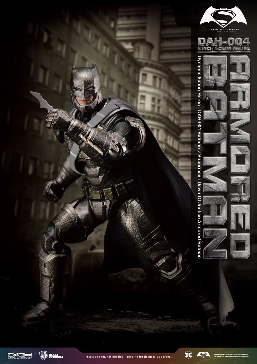 

BEAST KINGDOM Batman VS Superman Dawn of Justice Amored Batman 1/9 Action Figure