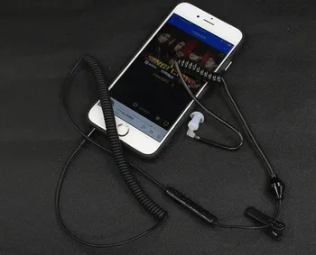 

Radiation-proof air conduit in earplug wire-controlled barley bass gun for general purpose music mobile phone for sanxing