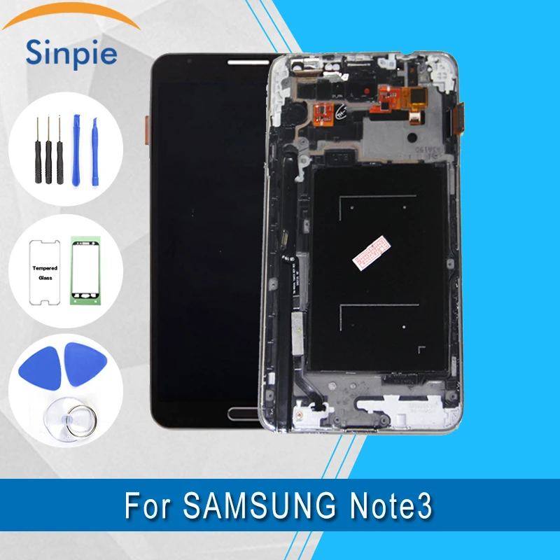 

For Samsung Galaxy NOTE 3 LCD Display With Frame Touch Screen Digitizer Assembly Phone 100% Tested LCD+Touch Screen Digitizer