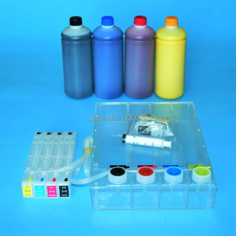 

HP970 971XL Ciss Bulk ink system with pigment ink for HP 970XL 971XL Officejet pro x451dn x451dw x551dw x476dw x576dw