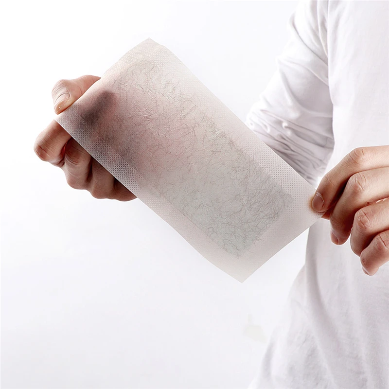 

10 PCS Nonwoven Leg Body Hair Removal Depilatory Cold Wax Strips Papers Waxing Hair Remove Wax Paper Rolls