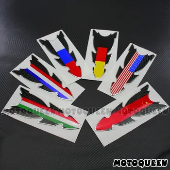 

3D Motorcycle Reflective Tank Pad Protector Stickers Wheel on Fender Waterproof Safety Arrow Tape Decals Motorbike Decoration