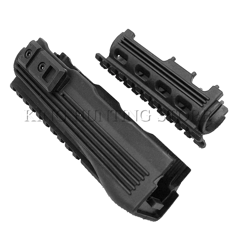 Новая серия AK Handguard Верхняя Нижняя направляющая вставки тактические охотничьи страйкбол Пейнтбол Аксессуары AK 47 104 Strikeforce полимер