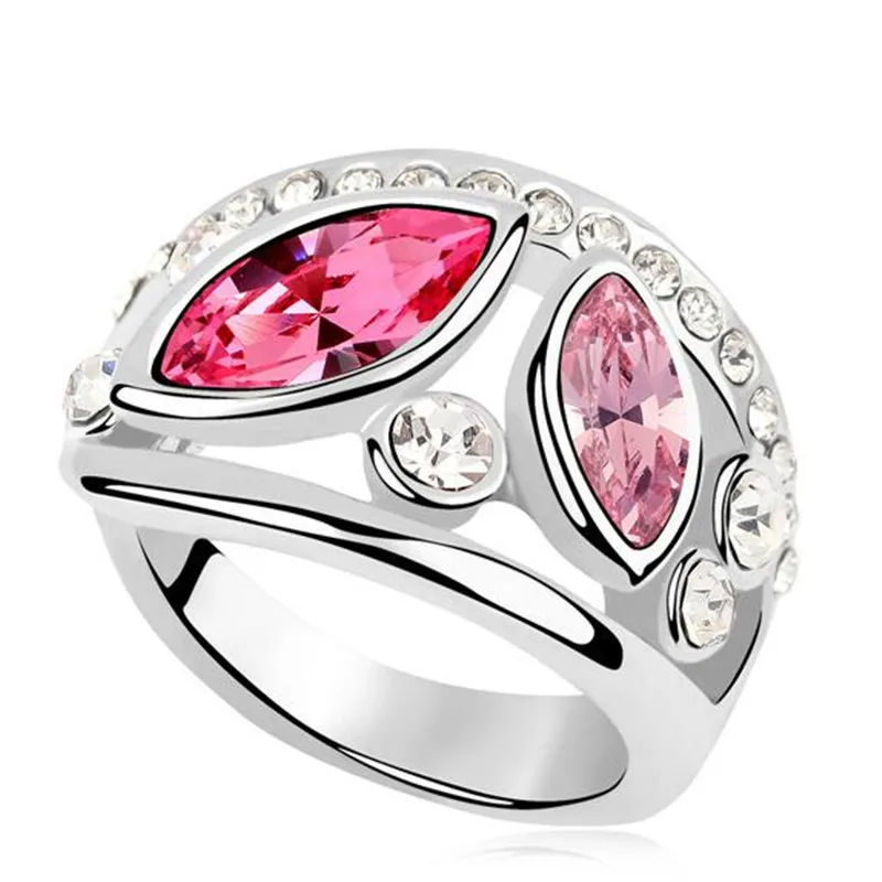 Женские кольца на палец SHDEDE модные ювелирные украшения с кристаллами Swarovski