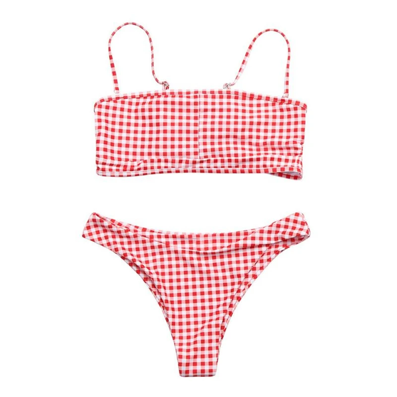  Women Dot Print Swimsuit Bikini Beachwear Swimwear Bathingsuit 07
