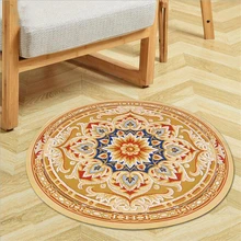 Лидер продаж, модные мягкие круглые ковры для гостиной, спальни, детской комнаты, ковры для дома, креативный тонкий ковер, коврики для двери