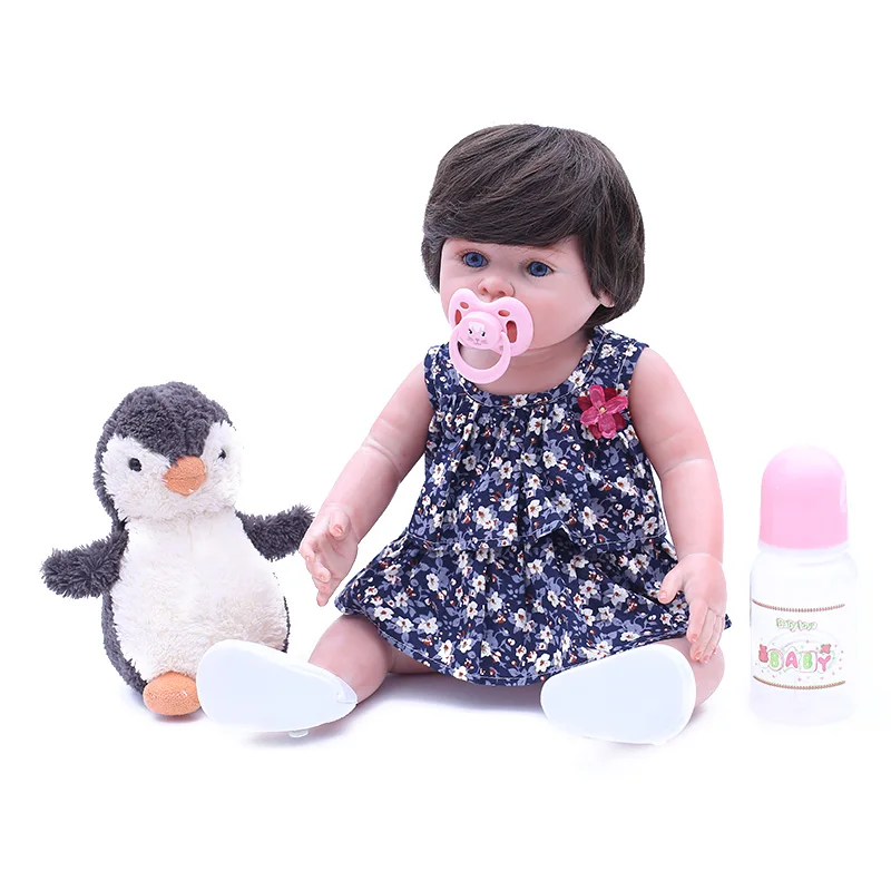 OtardDolls 20 "50 см bebe Reborn куклы ручной работы реалистичные силиконовые виниловые куклы для маленьких мальчиков подарок соска для девочек Дети