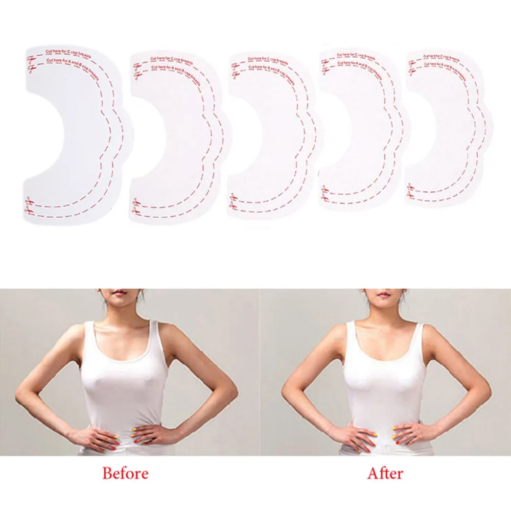 

1set =10pcs Hot Breast Lift Tape Invisible Instant Enhancer Push Up Bare Lift Adhesive Bra Accessories Breast Enhance Tape Lift