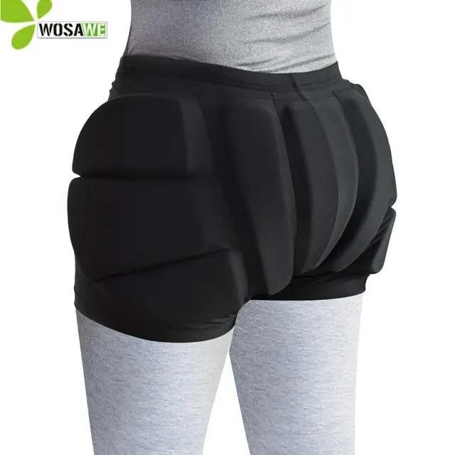 US $11.47 WOSAWE EVA Pad Snowboard Hip Protection Shorts for Kids Ski Roller Skating Hockey Riding Cycling Pr