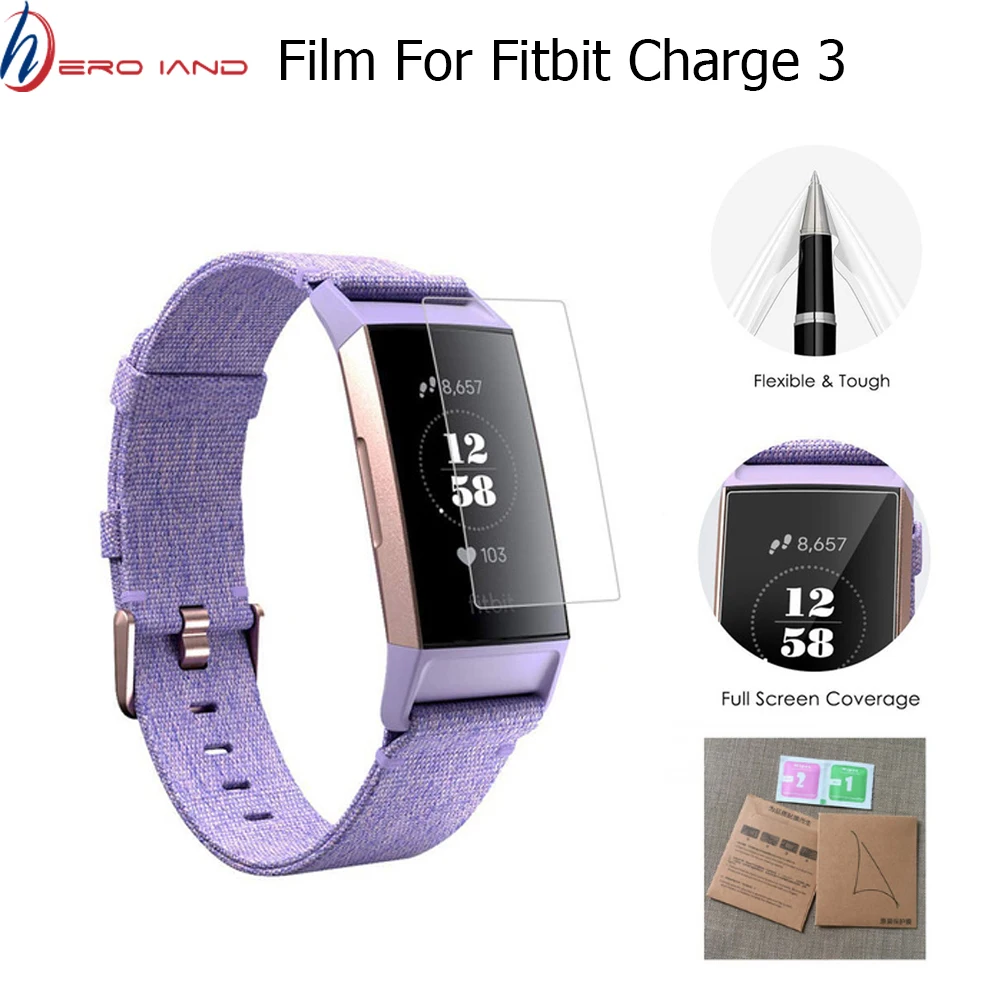 Защитная пленка HD для Fitbit Charge 2 3 Band Anti-Scratch TPU экрана браслет экран прозрачный