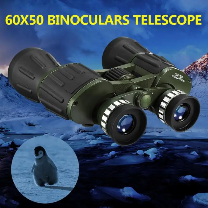 Бинокль ночного видения 60x50 зум мощный HD Оптика для наружного кемпинга путешествия DAG-корабль