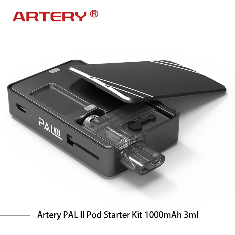 Вейп Набор Hot Artery PAL II Pod батарея 1000 мА · ч с сетчатой катушкой MTL 2 электронная