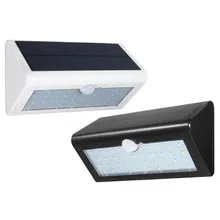 500LM 38 светодиодный датчик движения Солнечный свет водонепроницаемый стены энергосберегающие лампы свет с 3 режима для Открытый Сад Двор подъездных дорожек