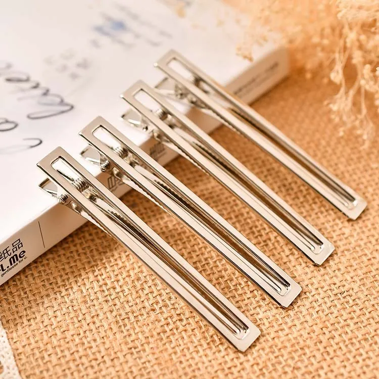 Pino de Cabelo Grampos de Cabelo Único Jacaré Pinos Korker Arco Artesanal Faça Você Mesmo Cabelo Barrette Acessórios 100 x Oco