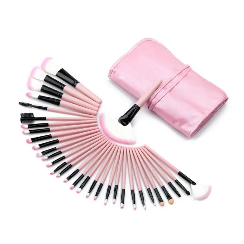 

465 32 Pcs/Set Pro Full Makeup Brushes Set Eyeshadow Eyeliner Lip Brush Powder Foundation Tool Maquillage