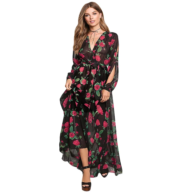 Floor-Length Chiffon Dresses